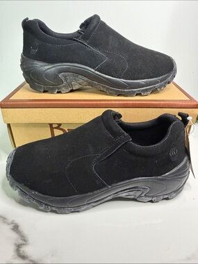 BearPaw Black Trail-Ready Slip-Ons